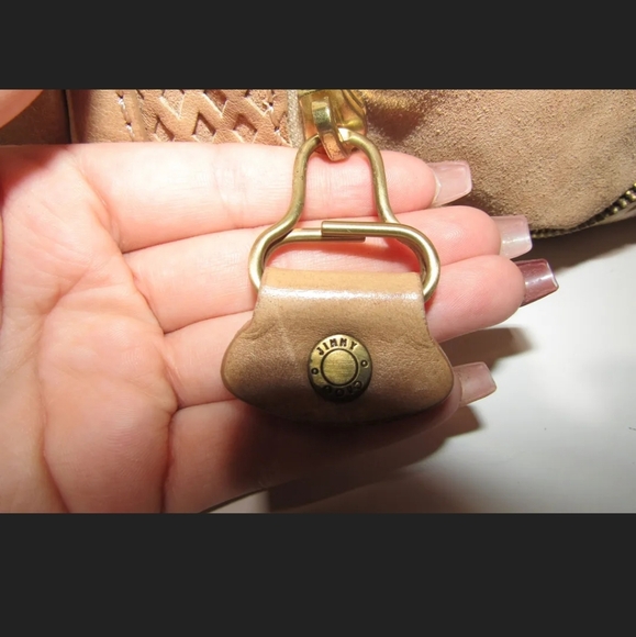 Jimmy Choo Caramel Brown leather 2 way Bag w/ dust bag - Picture 6 of 8